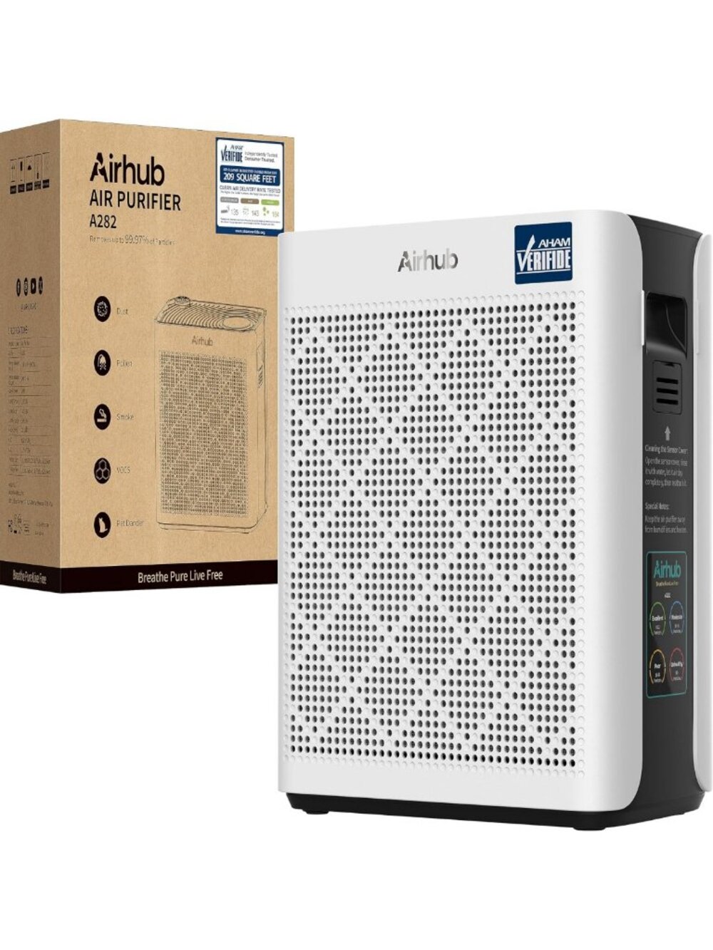 Powerful Air Purifier for Large Rooms Up to 1092 Sq Ft - AHAM Verified, Quiet